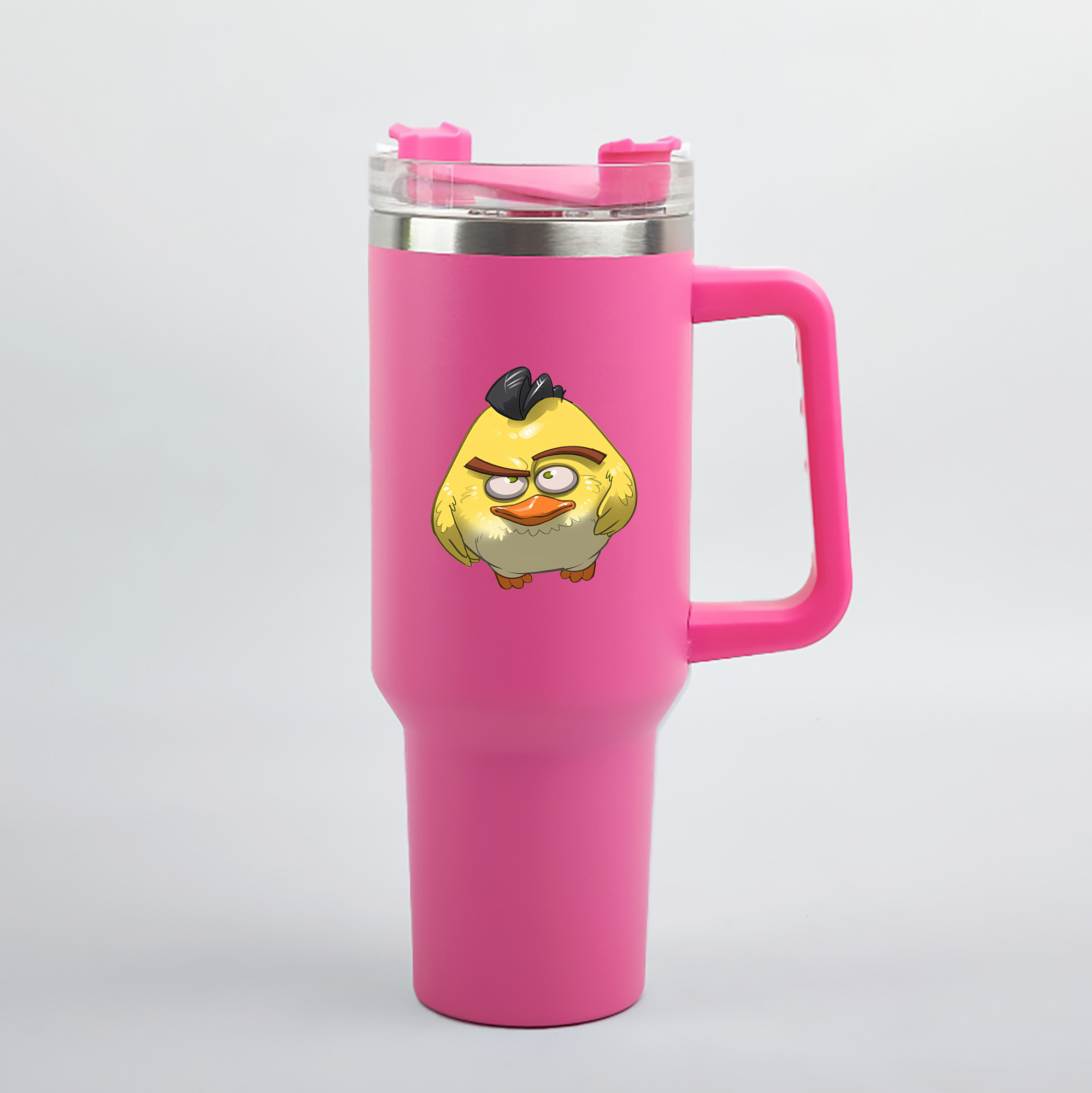 （画像用） Angry Birds アングリーバード 1200mL車用タンブラー（カラープリント）